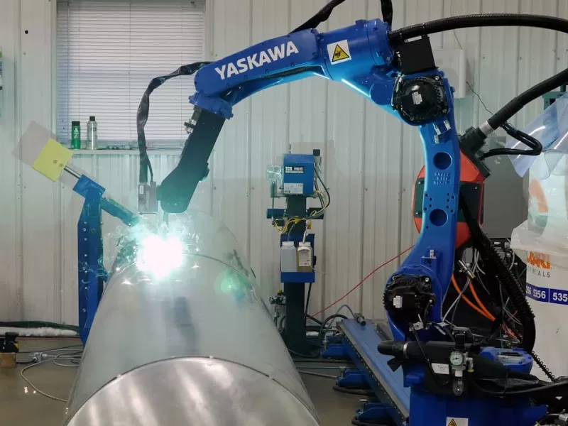 Mejorar la productividad con robot de soldadura láser